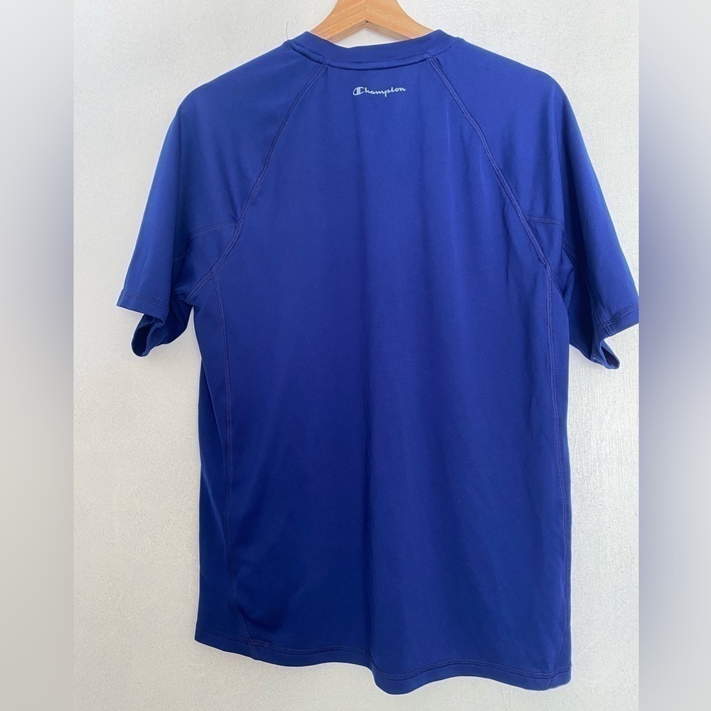 CHAMPION BRIGHT BLUE WORKOUT TOP SIZE M - Picture 3 of 3